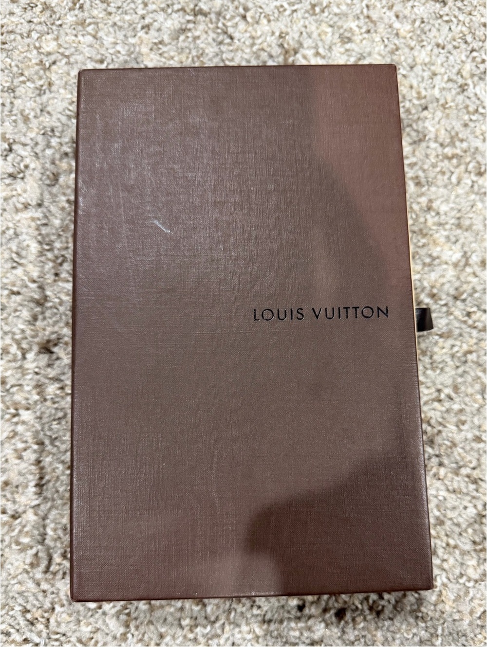 Louis Vuitton Empty Wallet Box Brown
